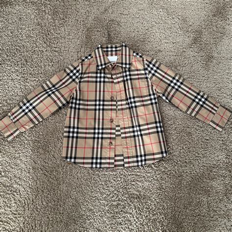 toddler burberry button down|kids Burberry.